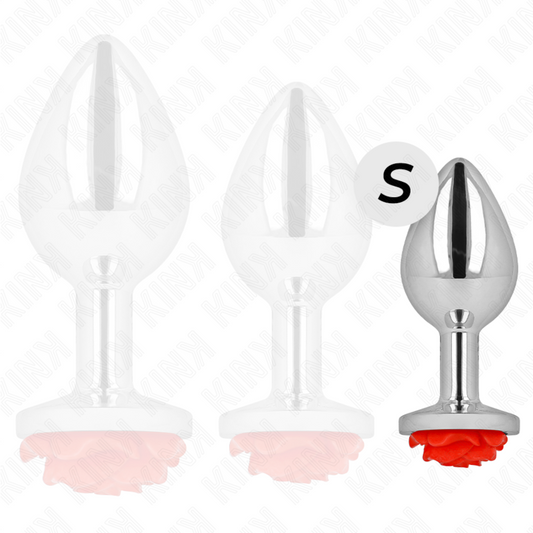 Kink Pleasure Plugs Kink - Plug Anal Rose Red Size S