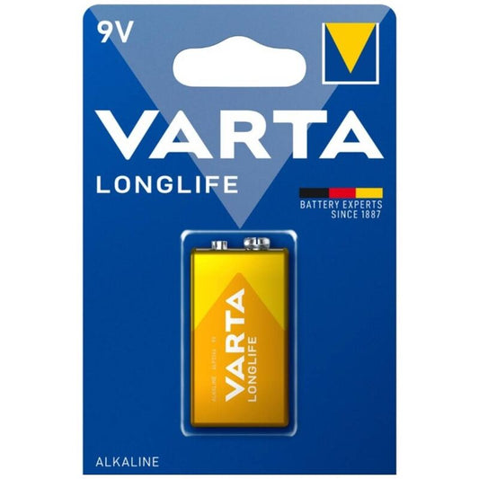 Varta Longlife Alkaline Battery 9V Lr61 Blister*1