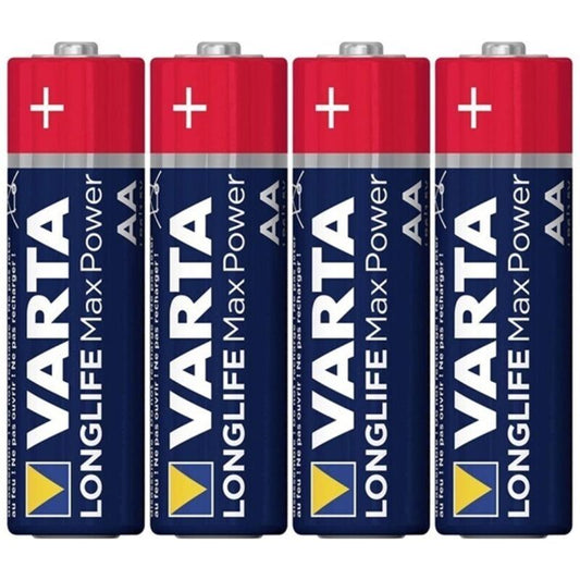 Varta Max Power Alkaline Aa Lr6 Retractable Battery*4