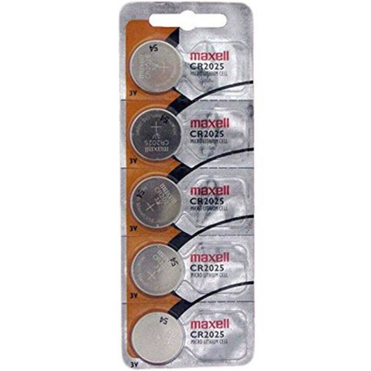 Maxell Lithium Button Battery Cr2025 3V Blister*5