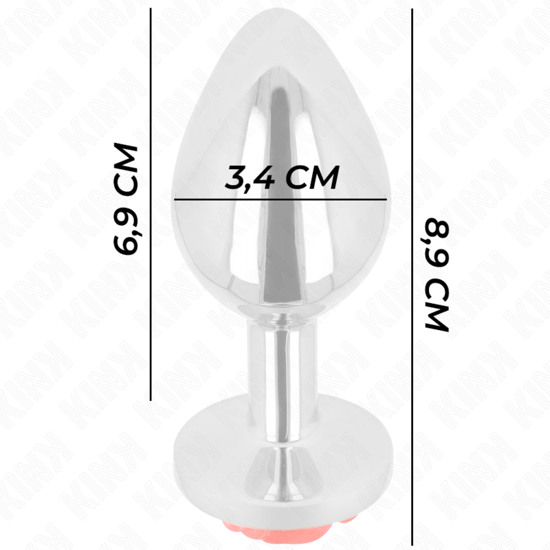 Kink Pleasure Plugs Kink - Plug Anal Rose Red Size M