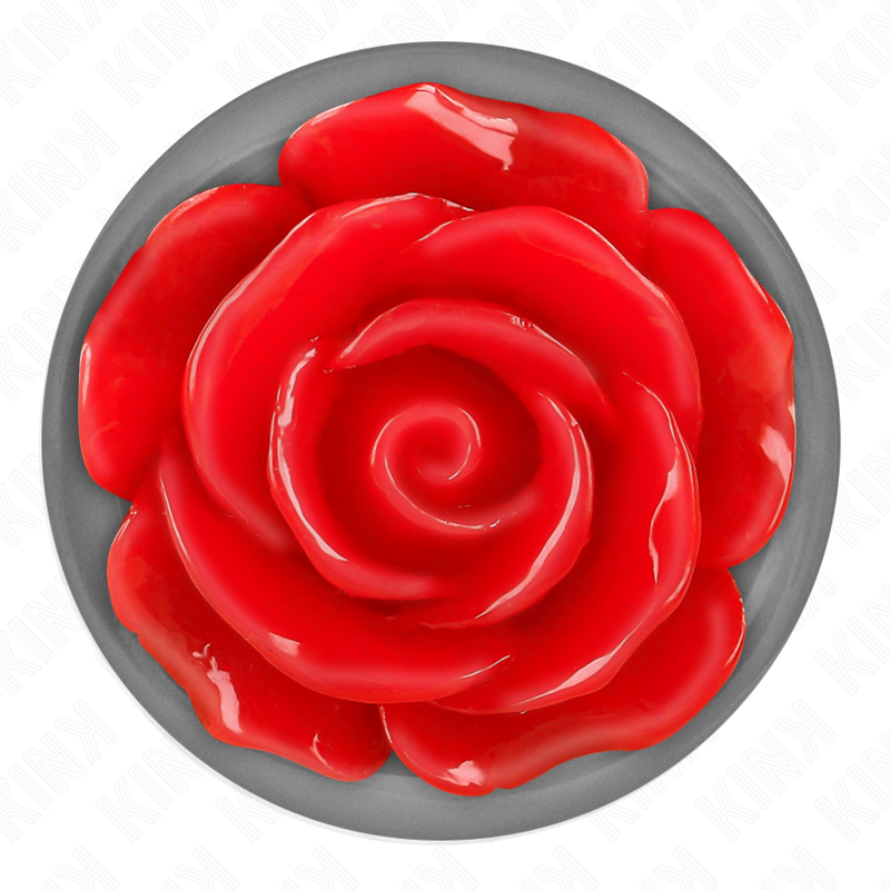 Kink Pleasure Plugs Kink - Plug Anal Rose Red Size L
