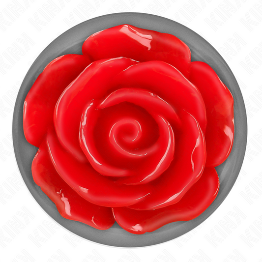 Kink Pleasure Plugs Kink - Plug Anal Rose Red Size L