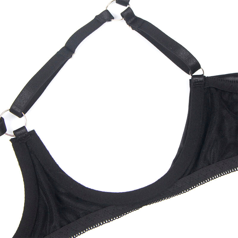 Subblime Sets Subblime - 955199 Bra Set With Adjustable Black Bow S/M