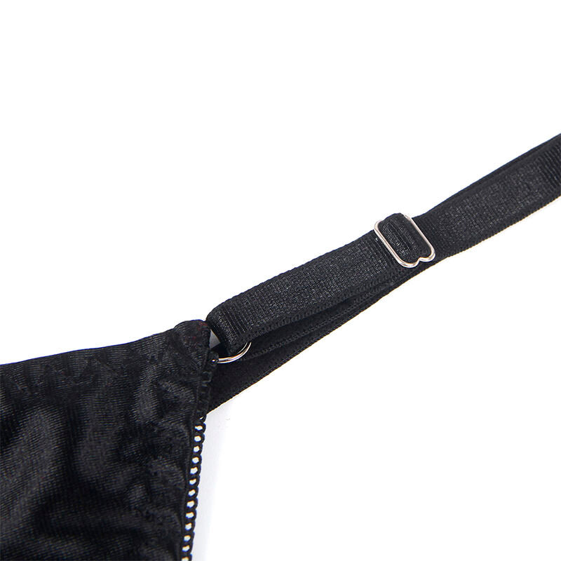 Subblime Sets Subblime - 955205 Bra Set With Adjustable Black Bow L/Xl