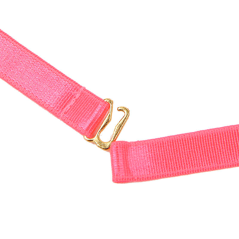 Subblime Sets Subblime - 955298 Bra Set With Necklace And Leg Details Fluorescent Pink S/M