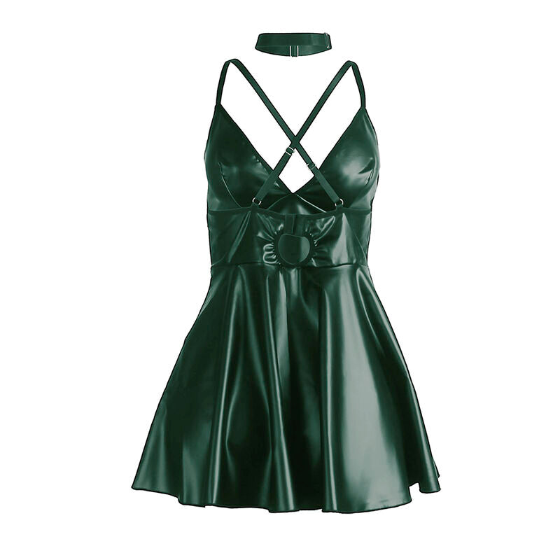 Subblime Dresses Subblime - 955434 Dress With Green Leather Straps S/M
