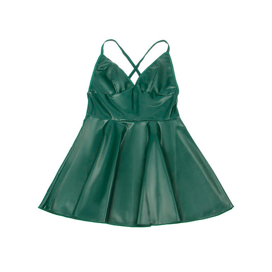 Subblime Dresses Subblime - 955434 Dress With Green Leather Straps S/M
