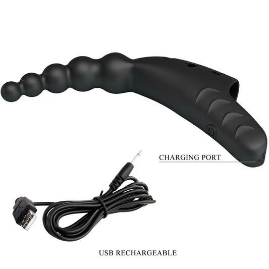 Pretty Love Jordin Finger Vibrator 10 Vibrations Black