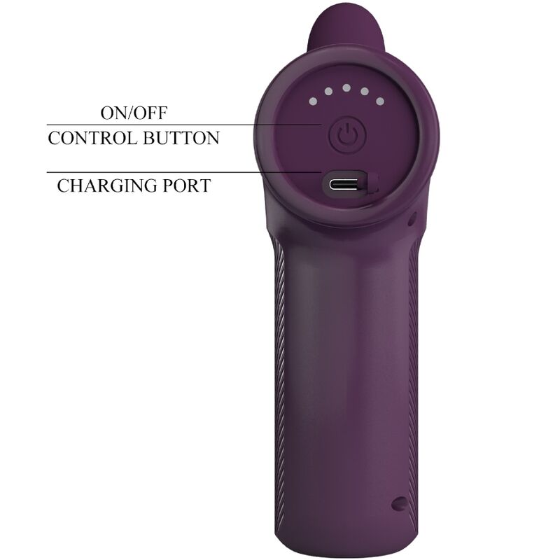 Pretty Love C-Type Pretty Love - Dj Scholar Massager 5 Settings Purple