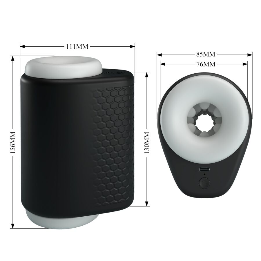 Pretty Love Male Pretty Love - Dj Girl Male Masturbator With Vibration 5 Settings Negro