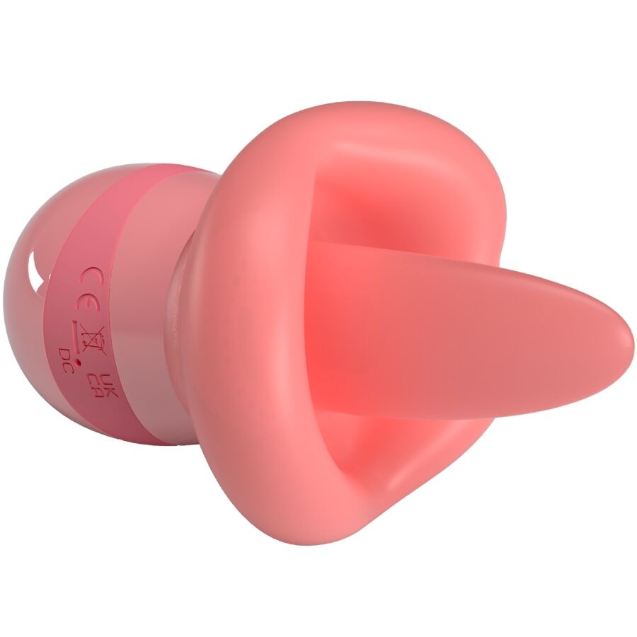 Pretty Love Kylee Tongue Clitoris Stimulator 10 Vibrations Nude Pink