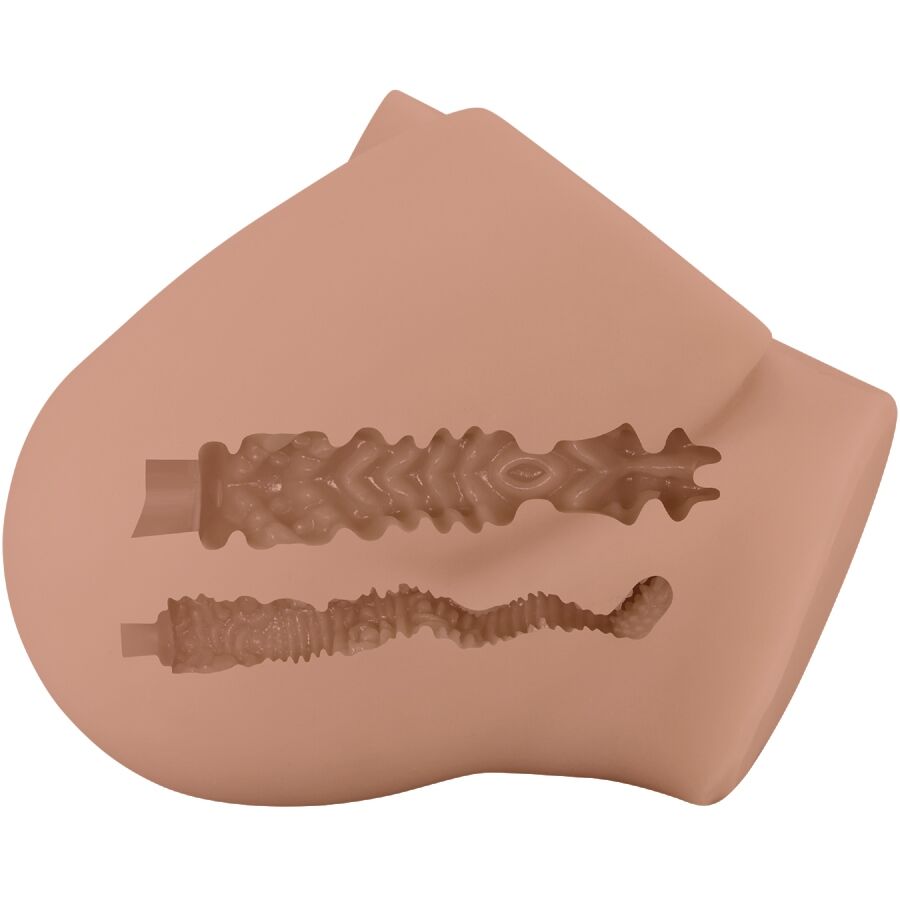 Crazy Bull Bernace Ass Vibrator With Realistic Vagina And Anus Flesh Remote Control