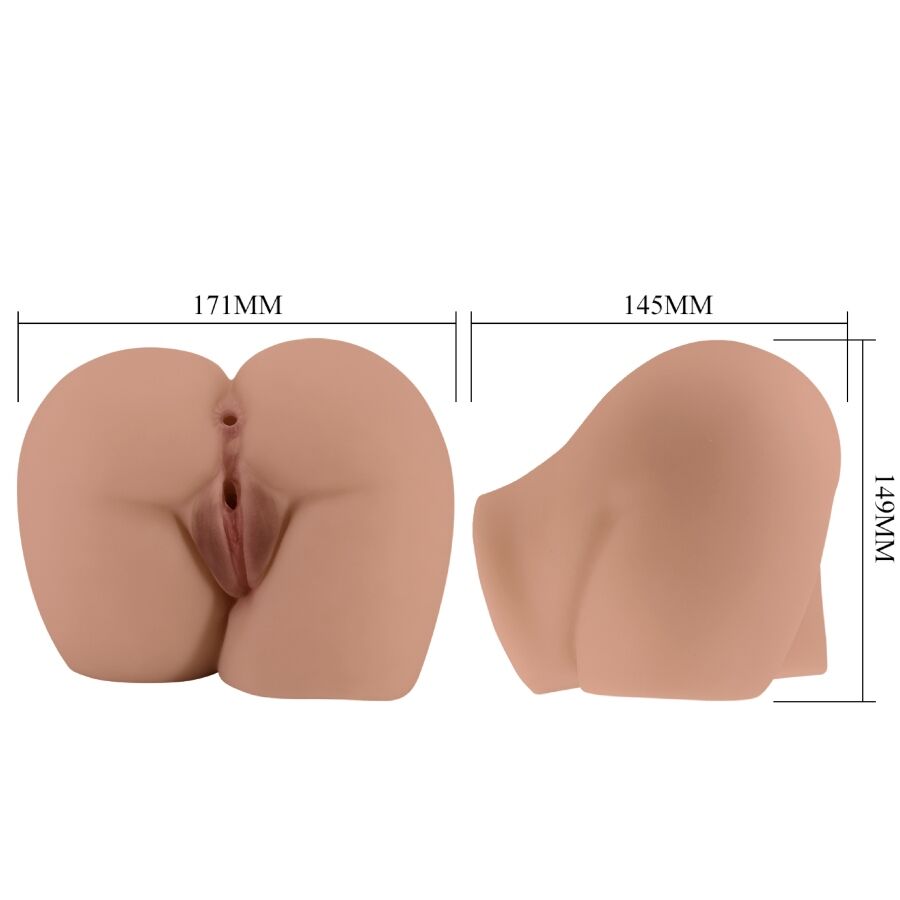 Crazy Bull Bernace Ass Vibrator With Realistic Vagina And Anus Flesh Remote Control