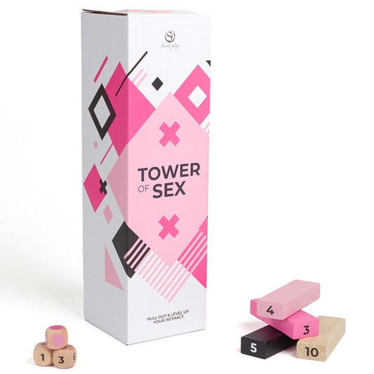 Secretplay 100% Games Secretplay - Tower Of Sex Wooden Game