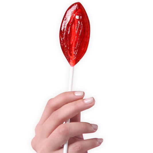 Secretplay Cosmetic Secretplay - Display Assortment Vagina Lollipops Strawberry 40 Units