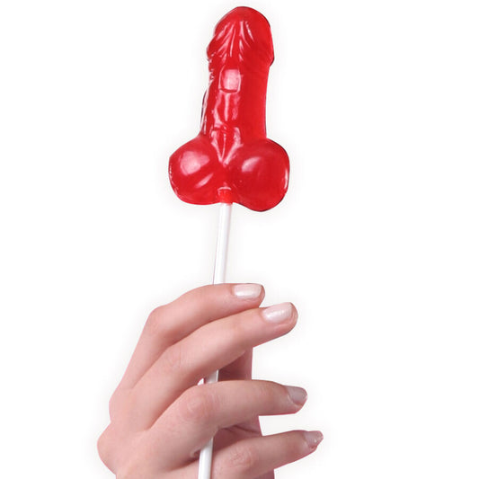 Secretplay Cosmetic Secretplay - Display Assortment Penis Lollipops Strawberry 40 Units