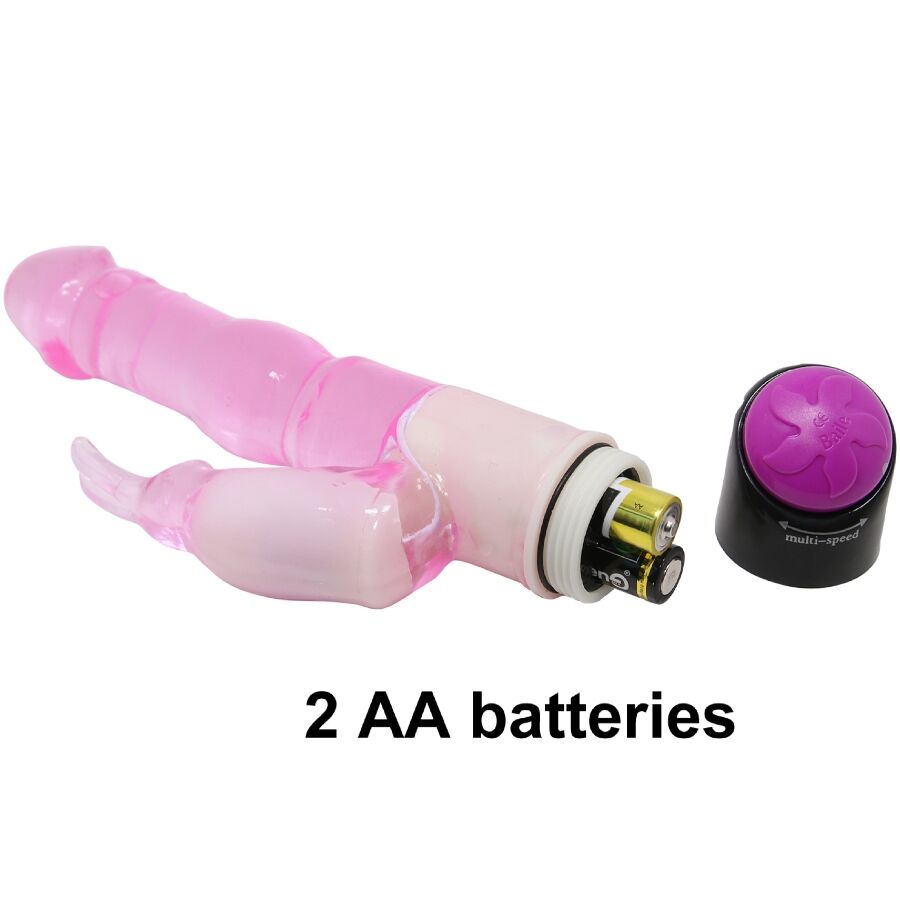 Baile Vibrators Baile - Waves Of Pleasure Fantasy Vibrator With Rabbit 23 Cm