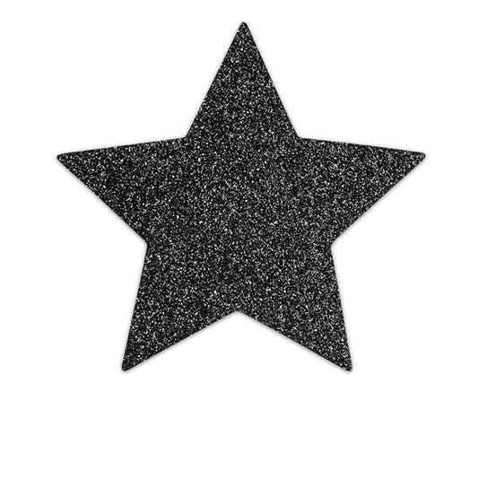 Bijoux Flash Collection Bijoux - Indiscrets Flash Black Star Nipple Caps