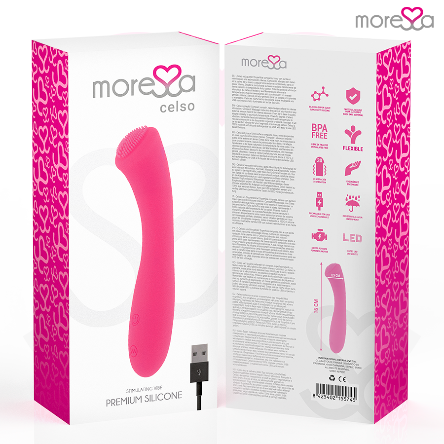 Moressa Celso Premium Silicone Rechargeable