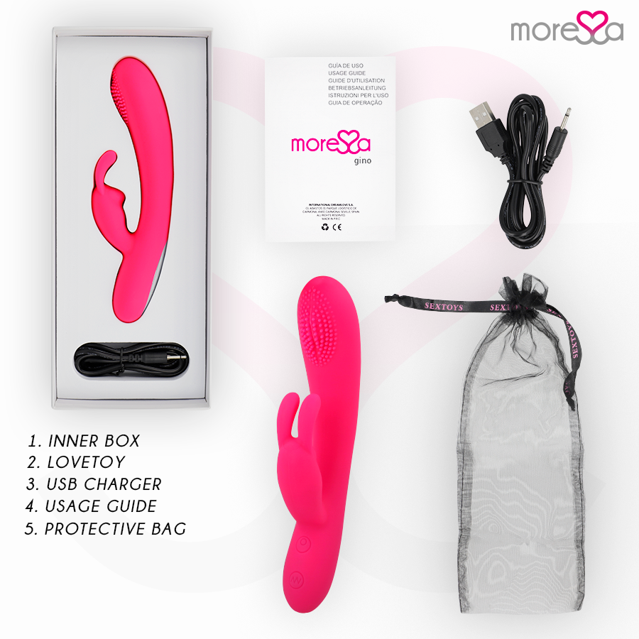 Moressa Gino Premium Silicone Rechargeable