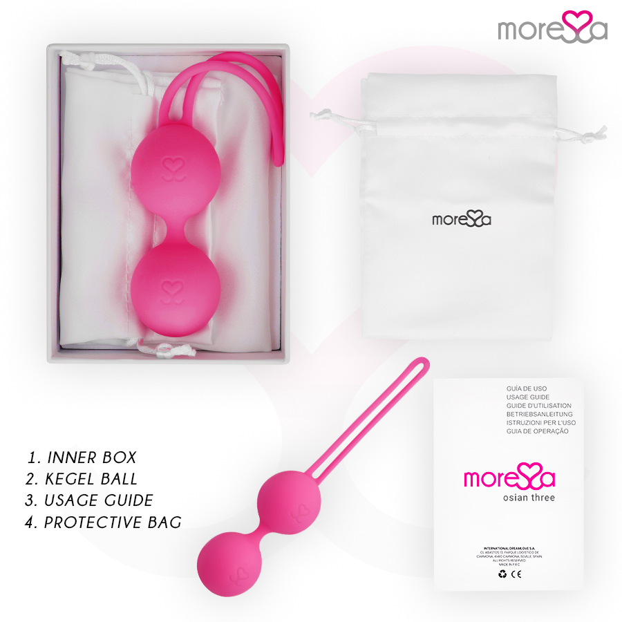 Moressa Osian Three Premium Silicone Pink