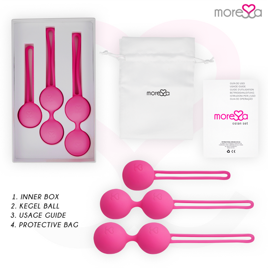 Moressa Osian Set Premium Silicone Pink (Osian One - 51 G | Osian Two - 101 G | Osian Three 85 G)