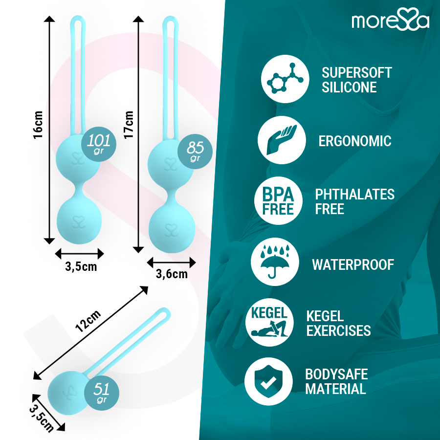 Moressa Osian Set Premium Turquoise Silicone