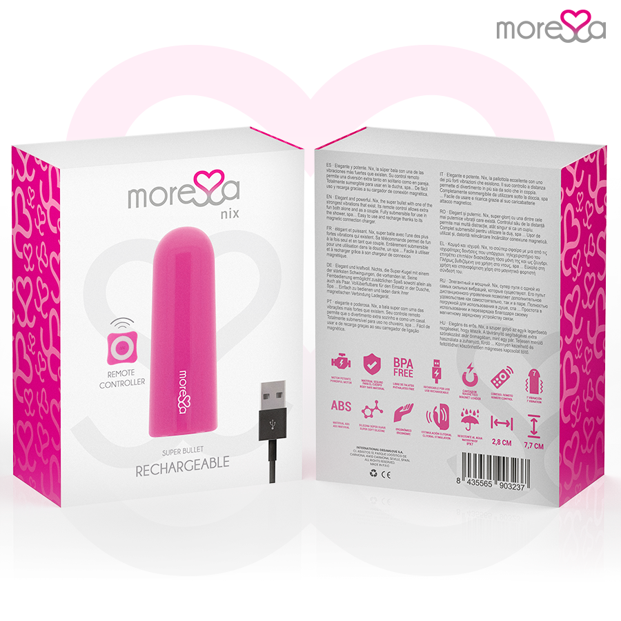 Moressa Nix Vibrator Remote Control Pink