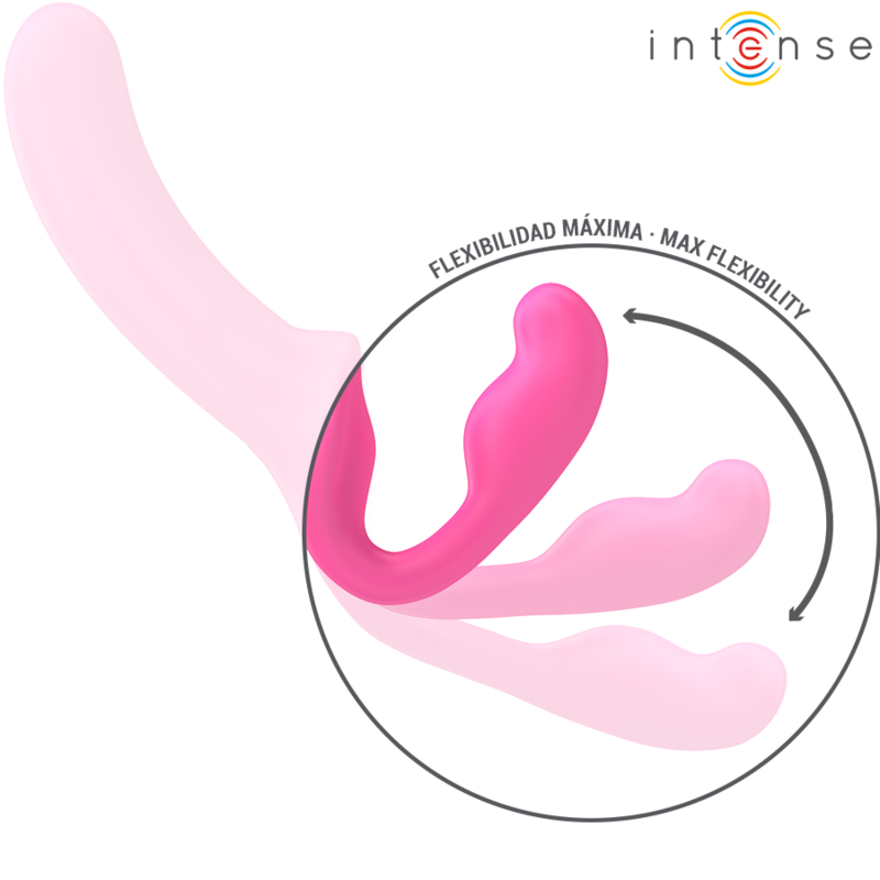 Intense Fun Intense - Amy Double Vibrator 20 Cm Pink Remote Control