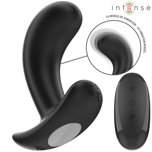 Intense Chandler Anal Plug with Remote Black