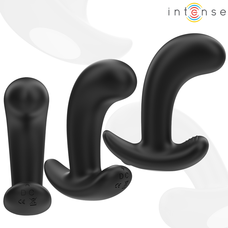 Intense Chandler Anal Plug with Remote Black