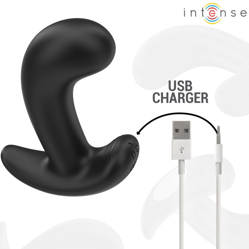 Intense Chandler Anal Plug with Remote Black