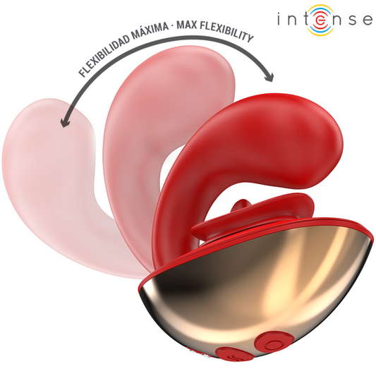 Intense Mariah U Shape Vibrator & Stimulator Red