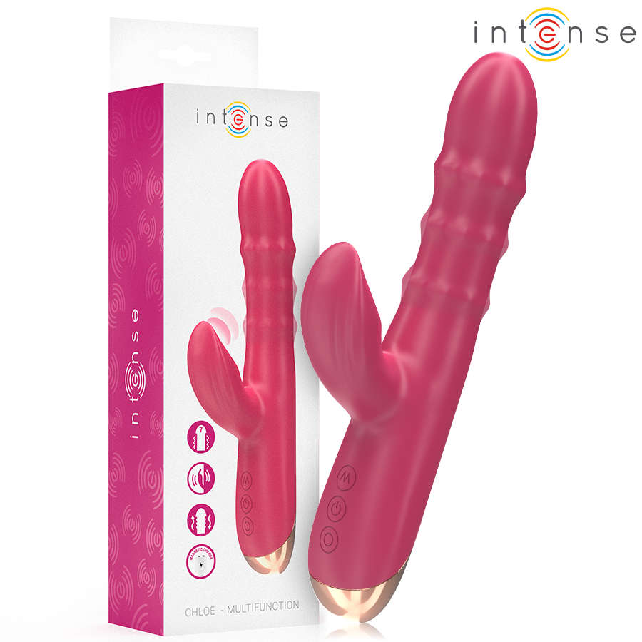 Intense Fun Intense - Chloe Multifunction Vibrator 3 In 1 Red