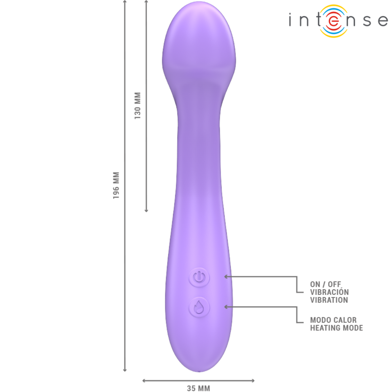 Intense Becky Vibrator Heatable 7 Vibrations
