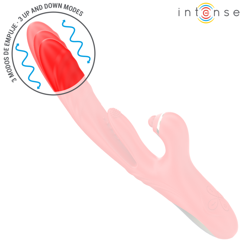 Intense Fun Intense - Rosalia Multifunction Vibrator 3 In 1 Red