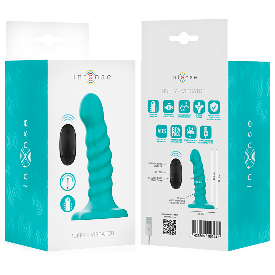 Intense Buffy Vibrator Spiral Remote Control