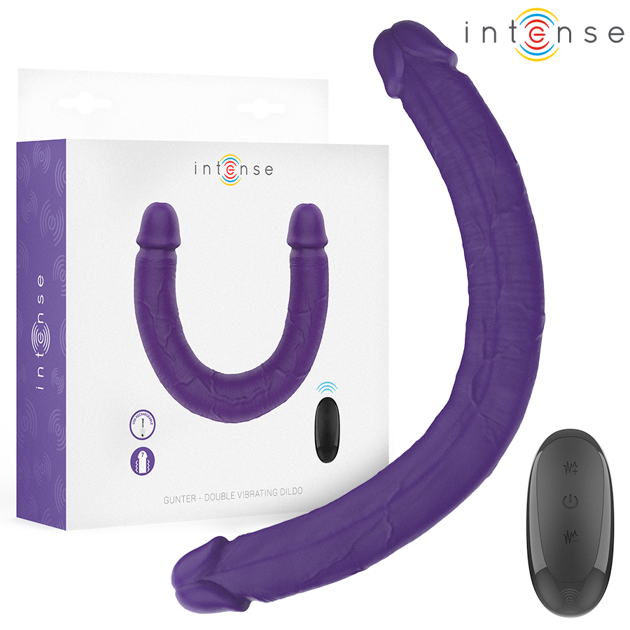 Intense Gunter Dildo Double Vibrator Remote Control