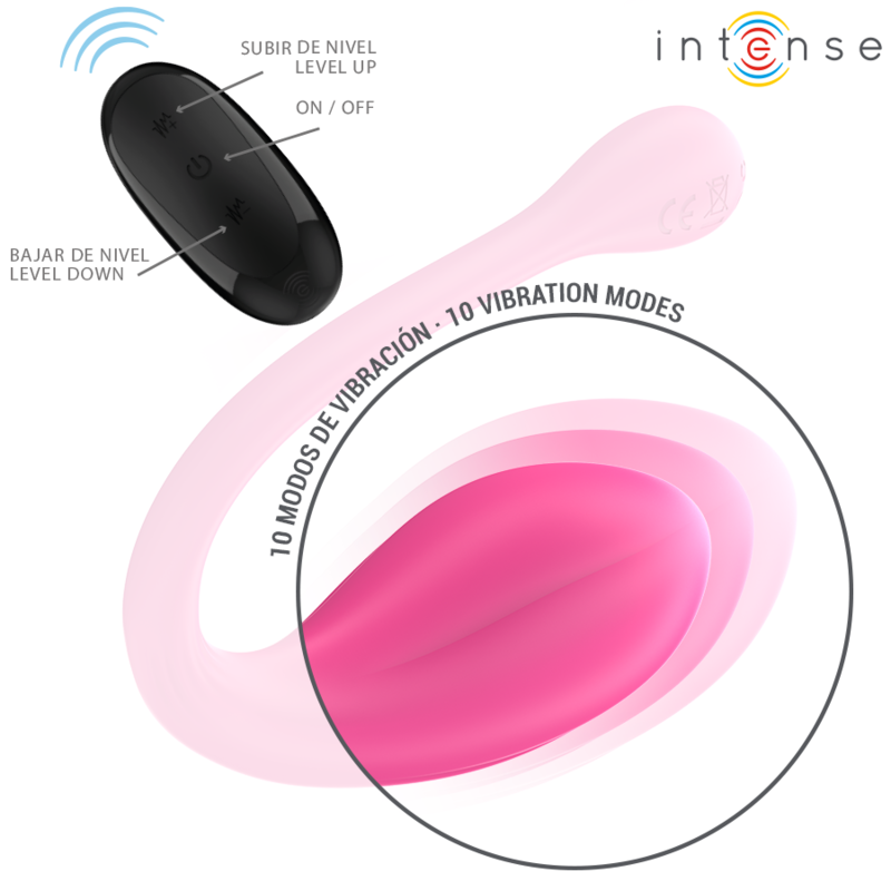 Intense Janice U Vibrator Double Stimulation 10 Pink