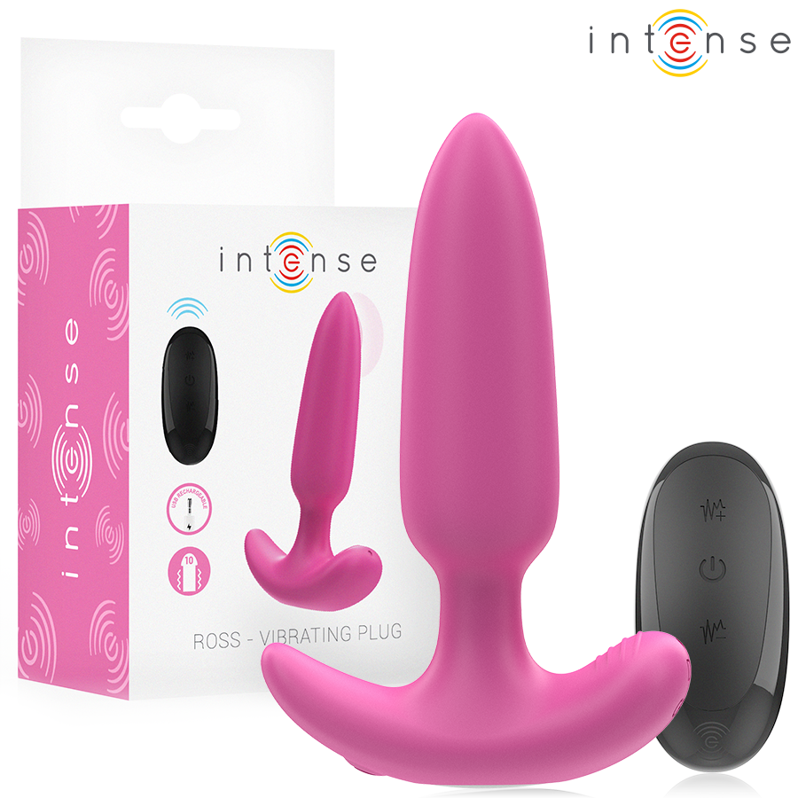 Intense Anal Plug 10 Vibrations Remote Control