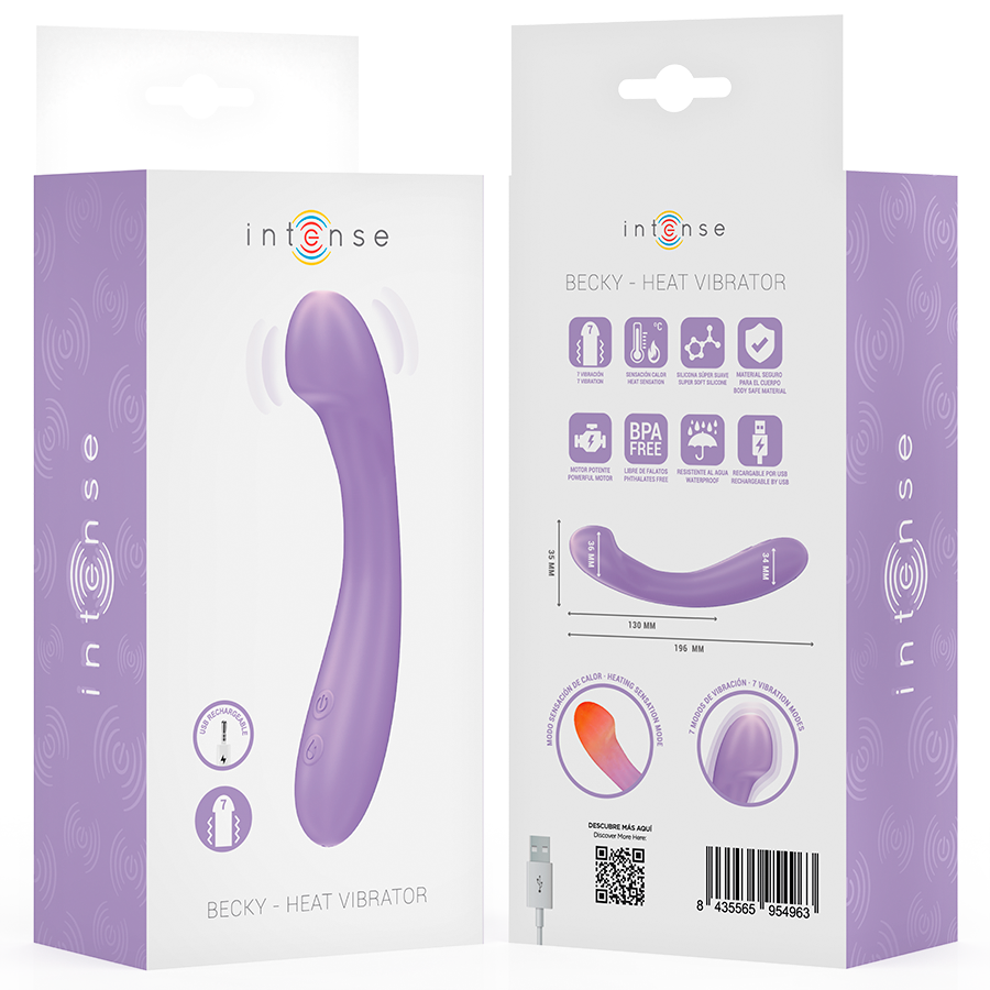 Intense Becky Vibrator Heatable 7 Vibrations