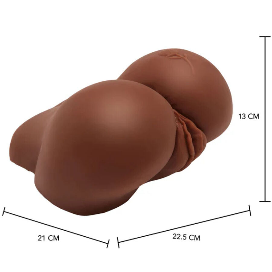 Act Big Ass Realistic Masturbator With Brown Vibrator