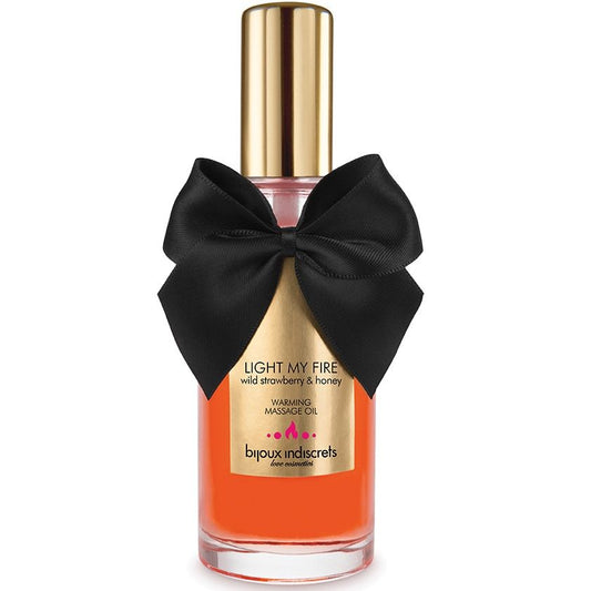 Bijoux Love Cosmetiques Bijoux - Massage Oil Heat Effect Strawberry Aroma
