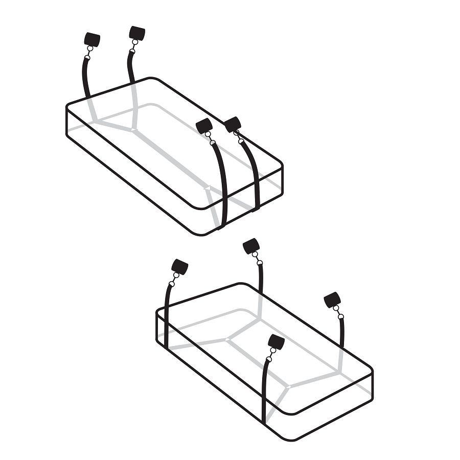 Fetish Fantasy Ed.limitada Fetish Fantasy Limited Edition - Wraparound Mattress Restraints