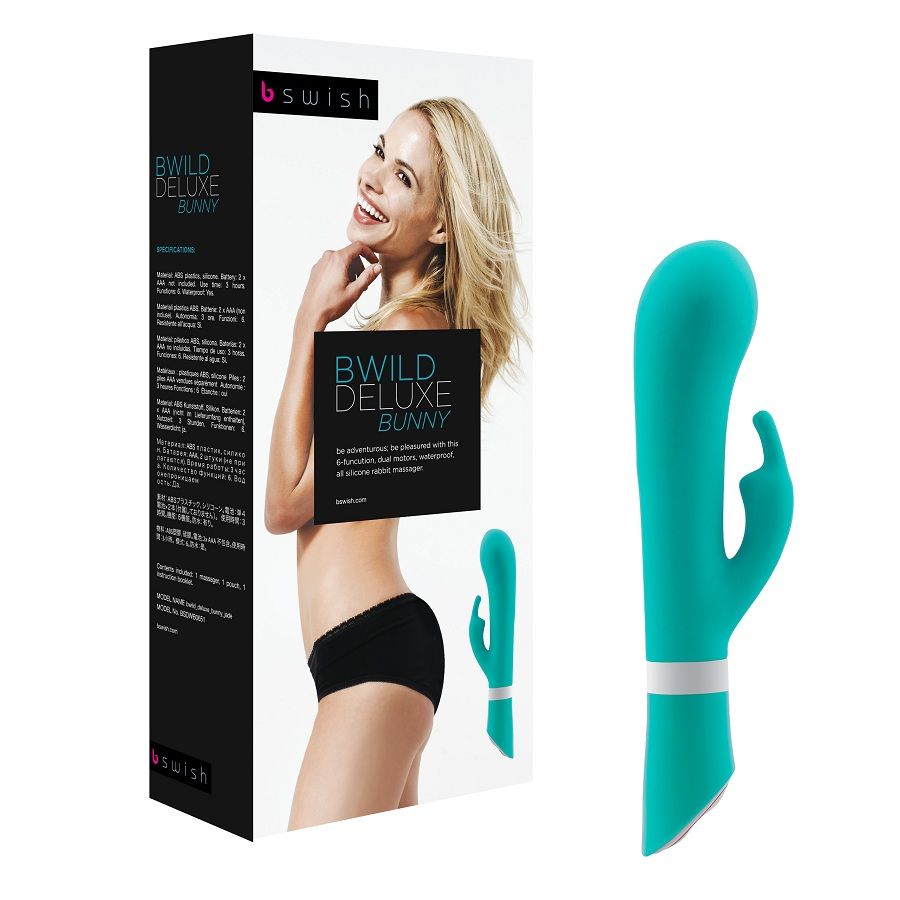 B Swish Bwild Deluxe Bunny Rabbit Vibrator Jade