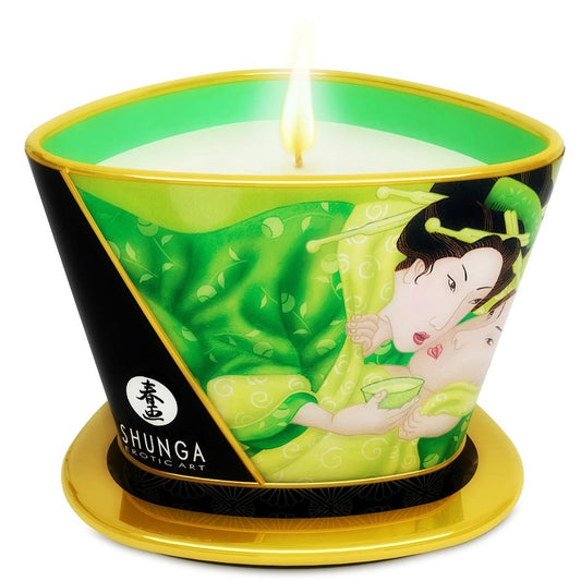 Shunga Candles Shunga - Mini Caress By Candelight Massage Candle T Green 170 Ml