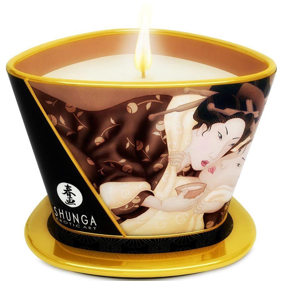 Shunga Candles Shunga - Mini Caress By Candelight Chocolate Massage Candle 170 Ml