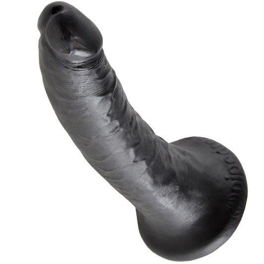King Cock 7 Dildo Black 17.8 Cm