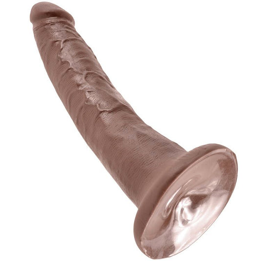 King Cock 7 Dildo Chocolate 17.8 Cm